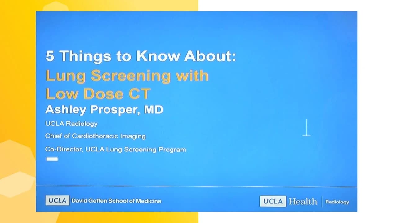Low-dose CT scan